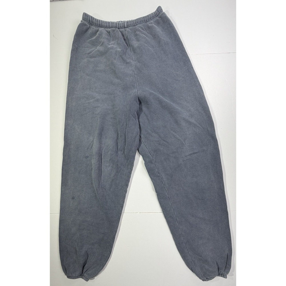 Joah Brown Washed Gray Sweatpants Joggers XS S Vintage Style Fleece